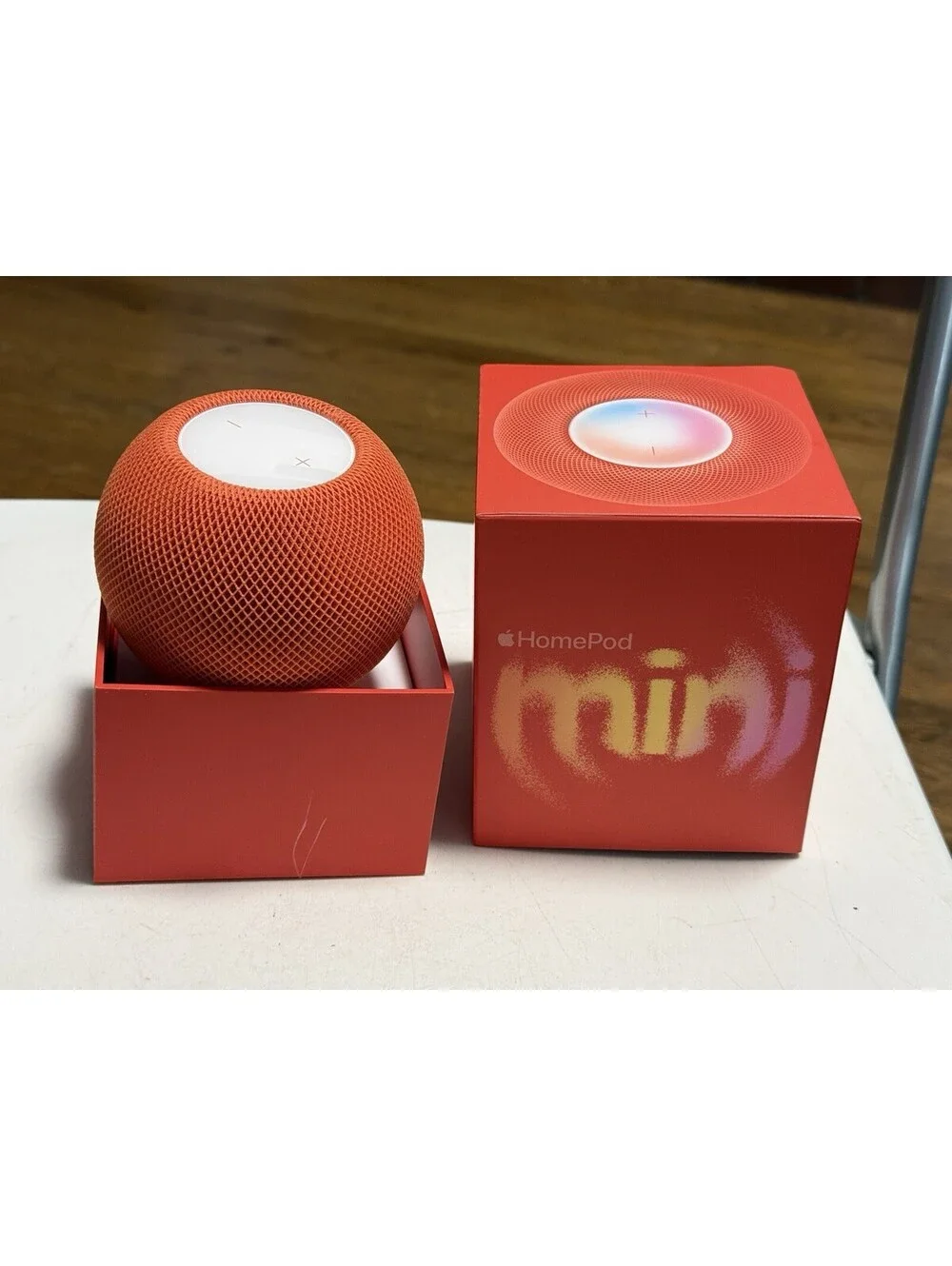 Apple HomePod mini Smart Speaker - Orange - With Original Box